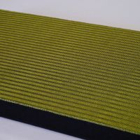 acusta 2500, schwarz, 40mm, einseitig kaschiert mit 3D Hologramm-Gewebe, Grasgrün
